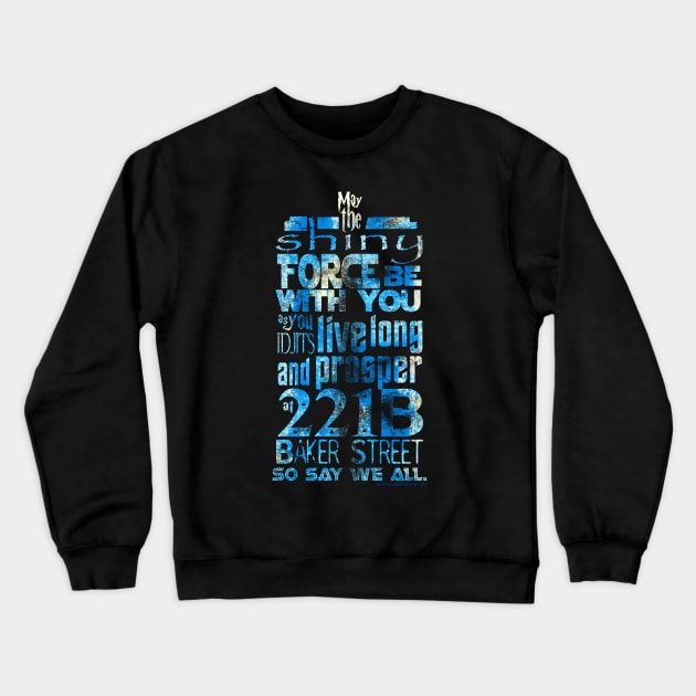 Fandom Motto Crewneck Sweatshirt by traceygurney